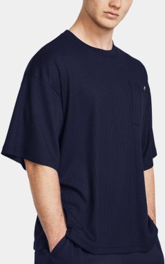 Tmavomodré športové tričko Under Armour UA Rival Waffle Crew
