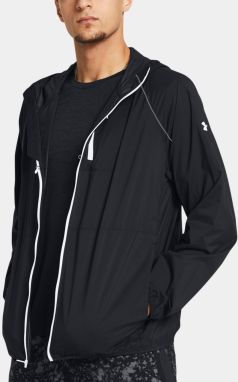 Čierna športová bunda Under Armour LAUNCH LIGHTWEIGHT JKT