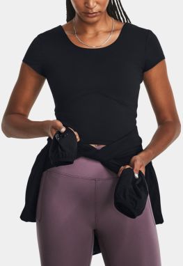 Čierne športové tričko Under Armour Meridian SS Fitted