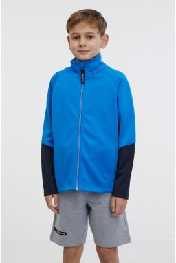Modrá chlapčenská mikina na zips SAM 73 Nana