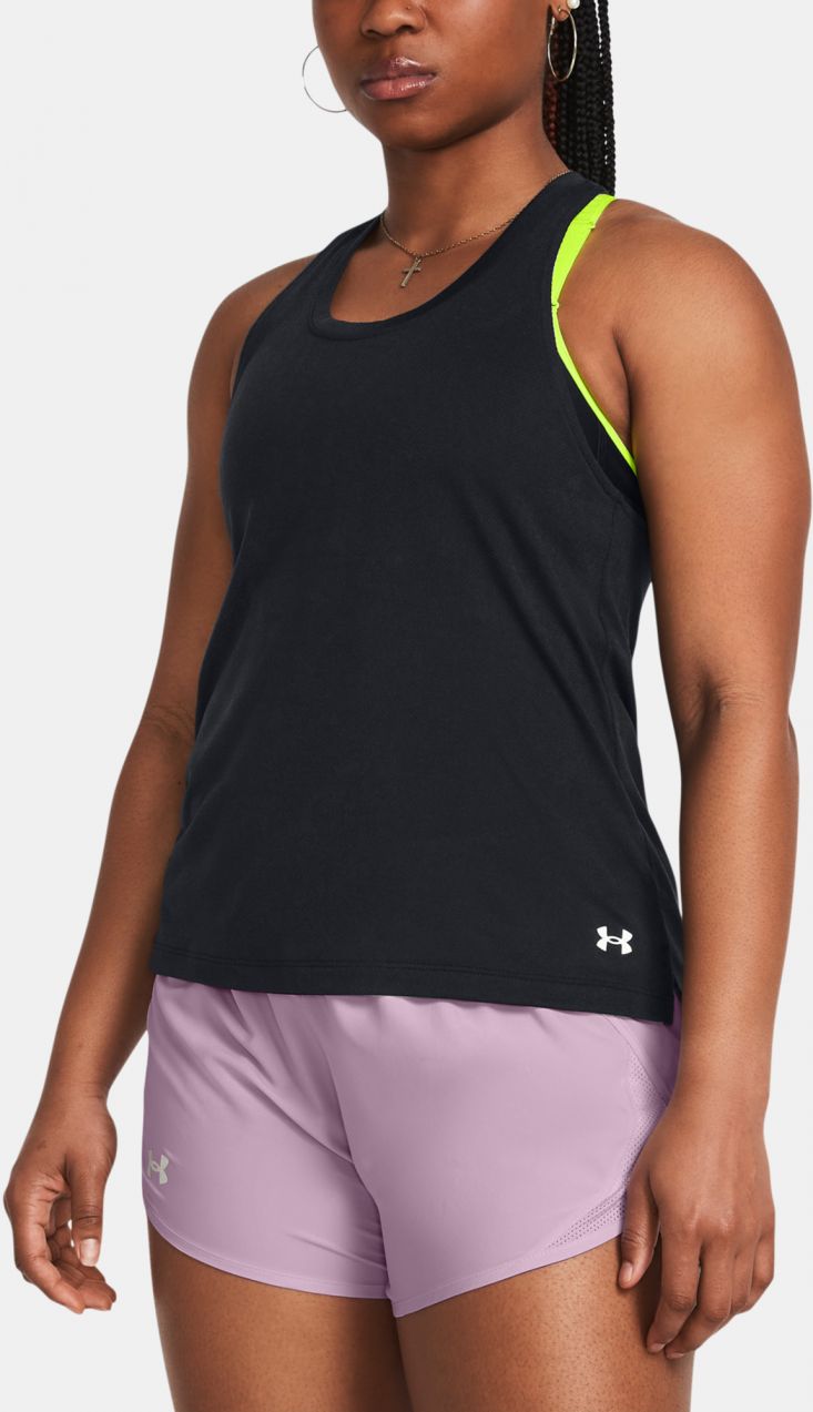 Čierne dámske tielko Under Armour UA Launch Splatter Singlet