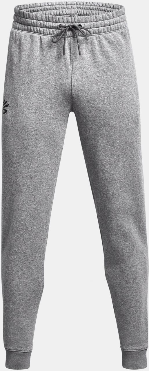 Šedé pánske športové tepláky Under Armour Curry Splash Jogger