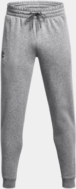 Šedé pánske športové tepláky Under Armour Curry Splash Jogger