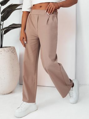 Women's wide trousers RITES, beige Dstreet