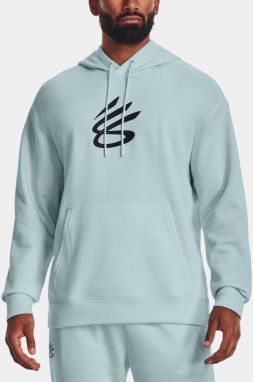 Bundy a mikiny pre mužov Under Armour - modrá