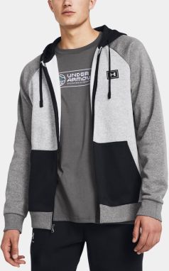 Sivá mikina Under Armour UA Rival Flc FZ Colorblock