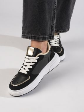 Shelvt Women's sneakers black