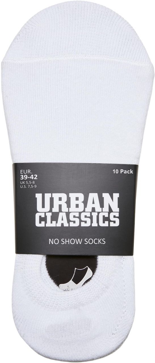 No Show Socks 10-Pack white