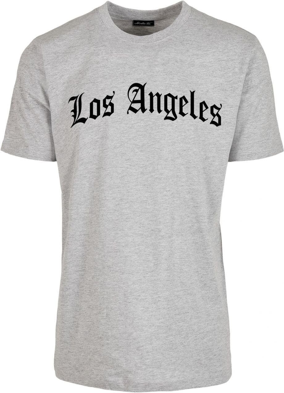 Los Angeles Wording Tee heather grey
