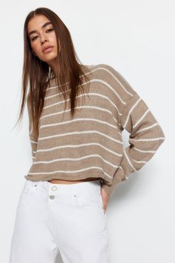 Trendyol Stone Crop Pletený sveter