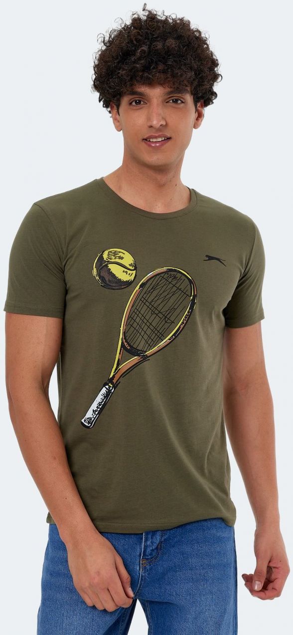 Slazenger Katons Pánske tričko Khaki
