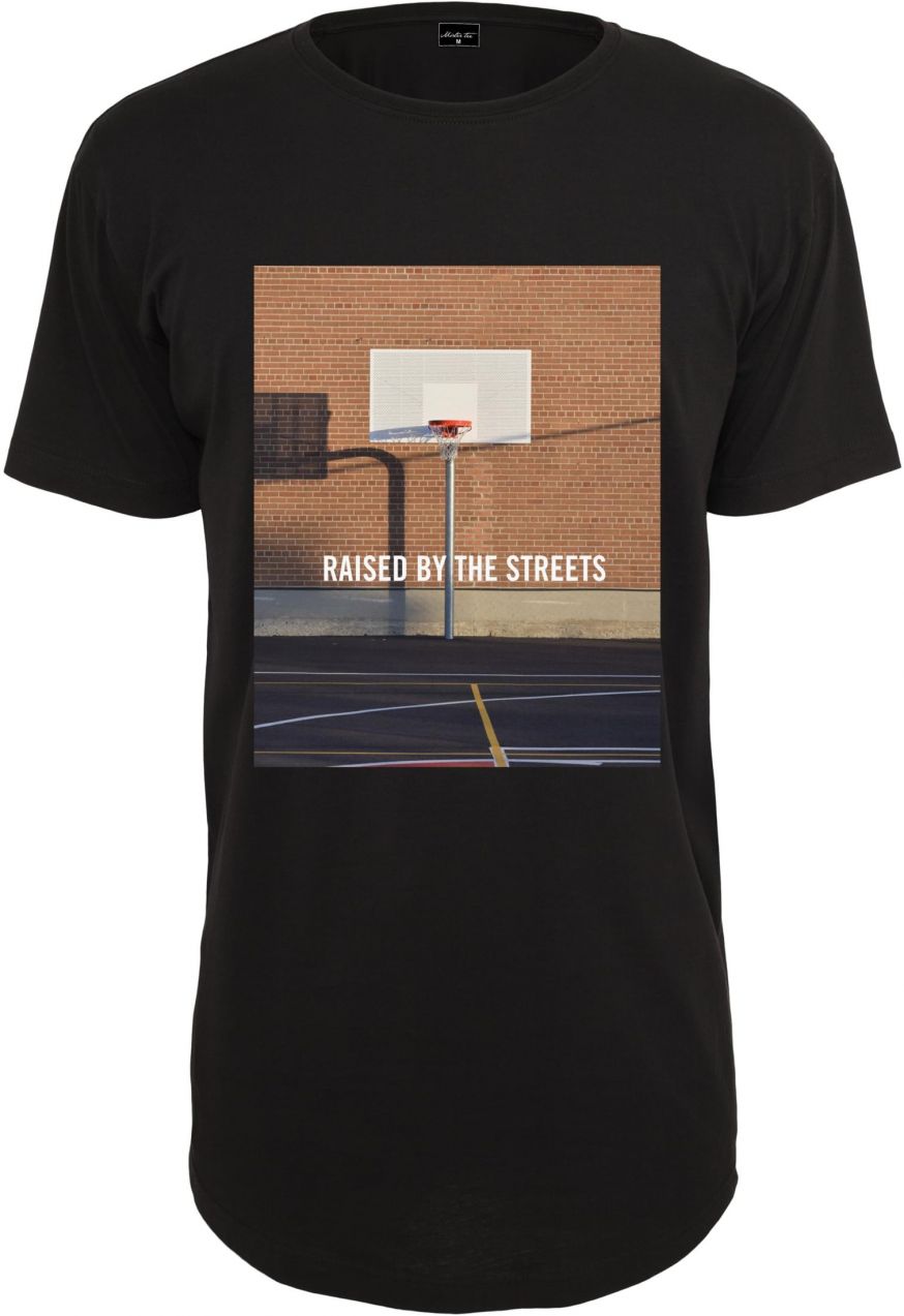 Black T-Shirt Raised By The Streets