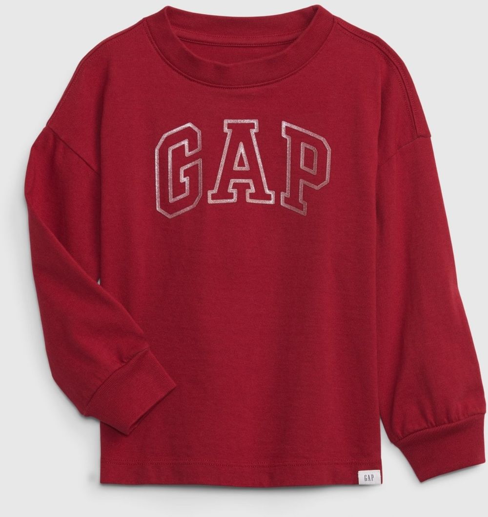 Červené chlapčenské tričko s logom GAP