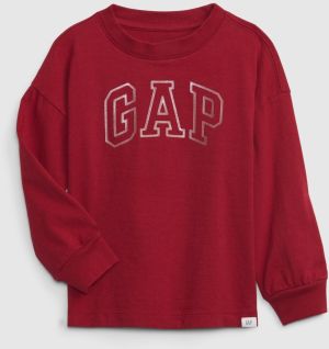 Červené chlapčenské tričko s logom GAP