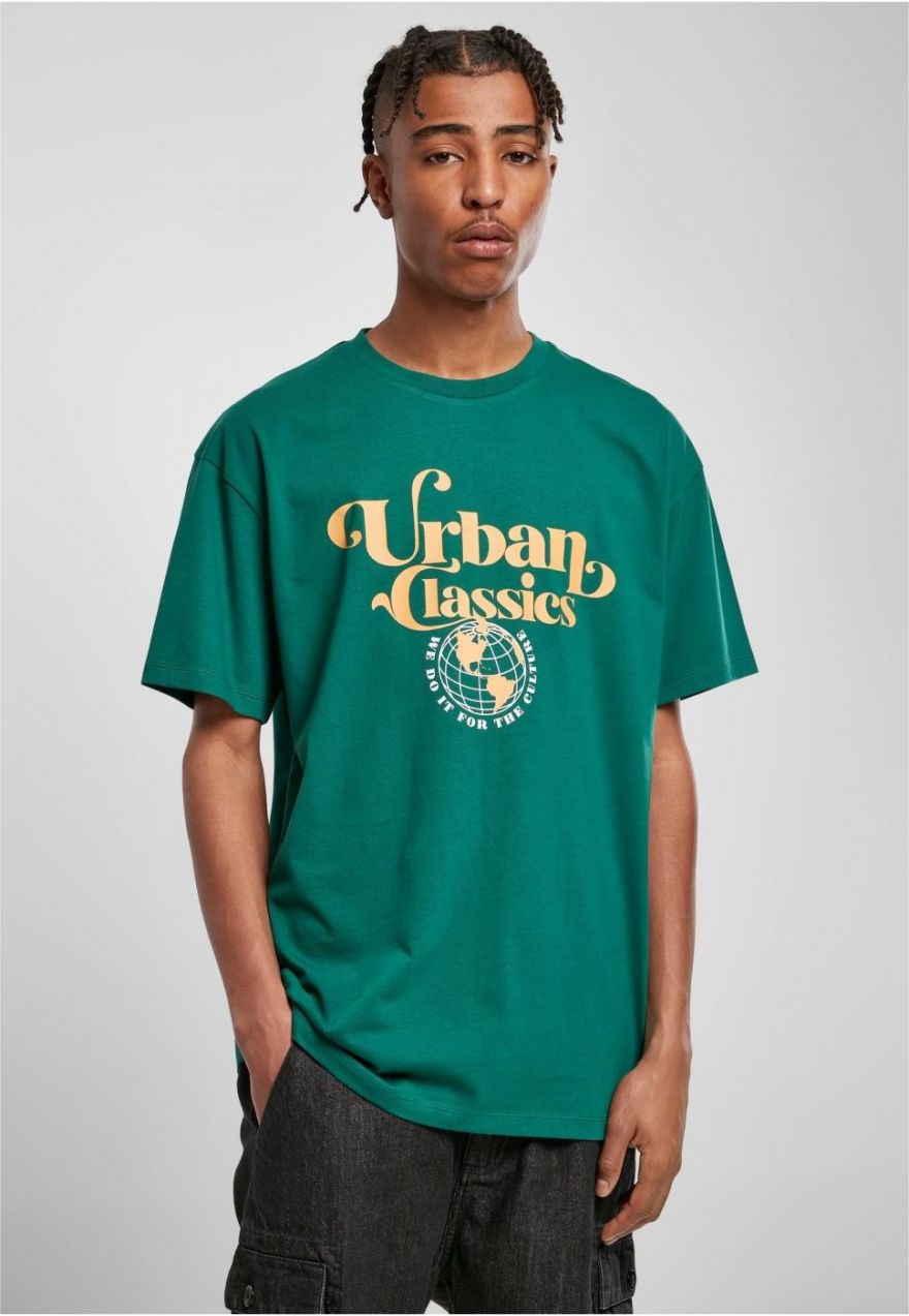 Green T-shirt with Bio Globe logo
