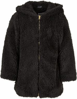 Sherpa jacket for girls black