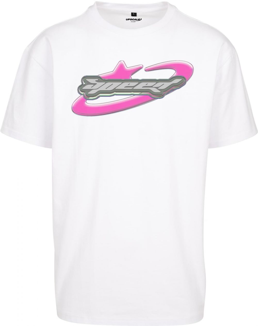 White T-shirt with Speed logo