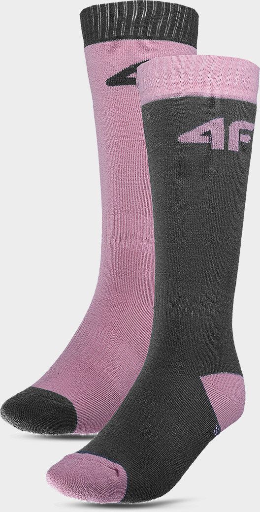 Girls' ski socks 4F