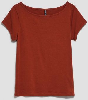 WOMEN'S T-SHIRT L-TS-4052 BROWN
