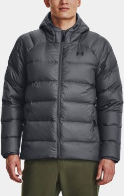 Šedá zimná páperová bunda Under Armour UA STRM ARMOUR DOWN 2.0 JKT