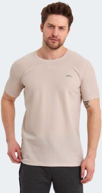 Pánske tričko Slazenger Saturn béžové