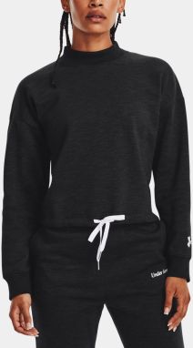 Čierna dámska športová mikina Under Armour Essential Script Crew