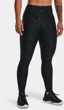 Čierne dámske športové vzorované legíny Under Armour Armour Emboss