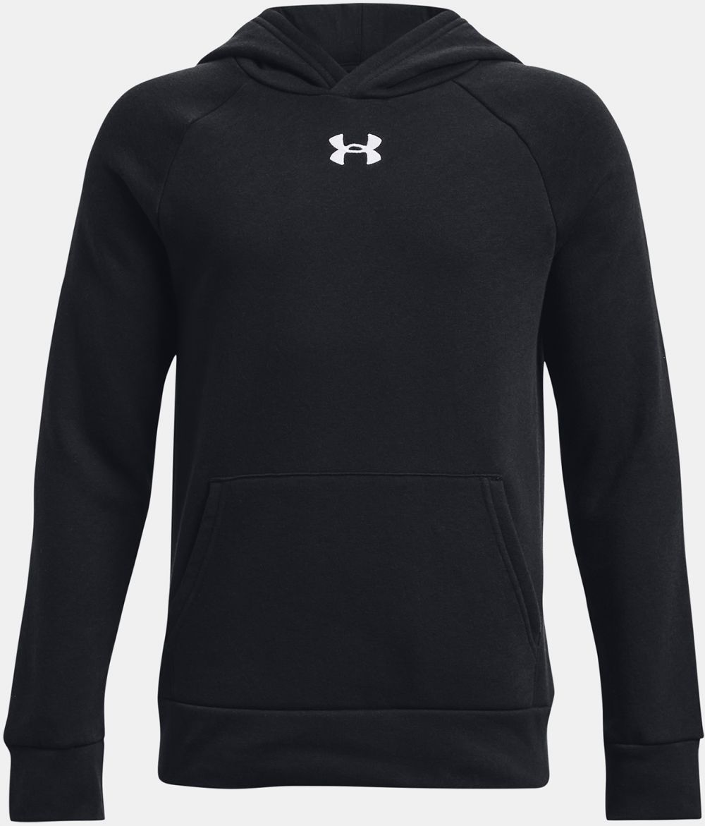 Čierna detská mikina s kapucňou Under Armour UA Rival Fleece Hoodie