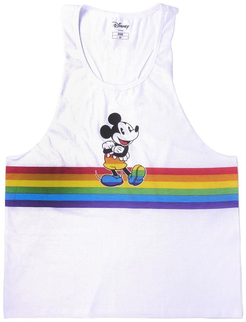 TRIČKO NA RAMIENKA Z JEDNODUCHÉHO JERSEY MATERIÁLU DISNEY PRIDE