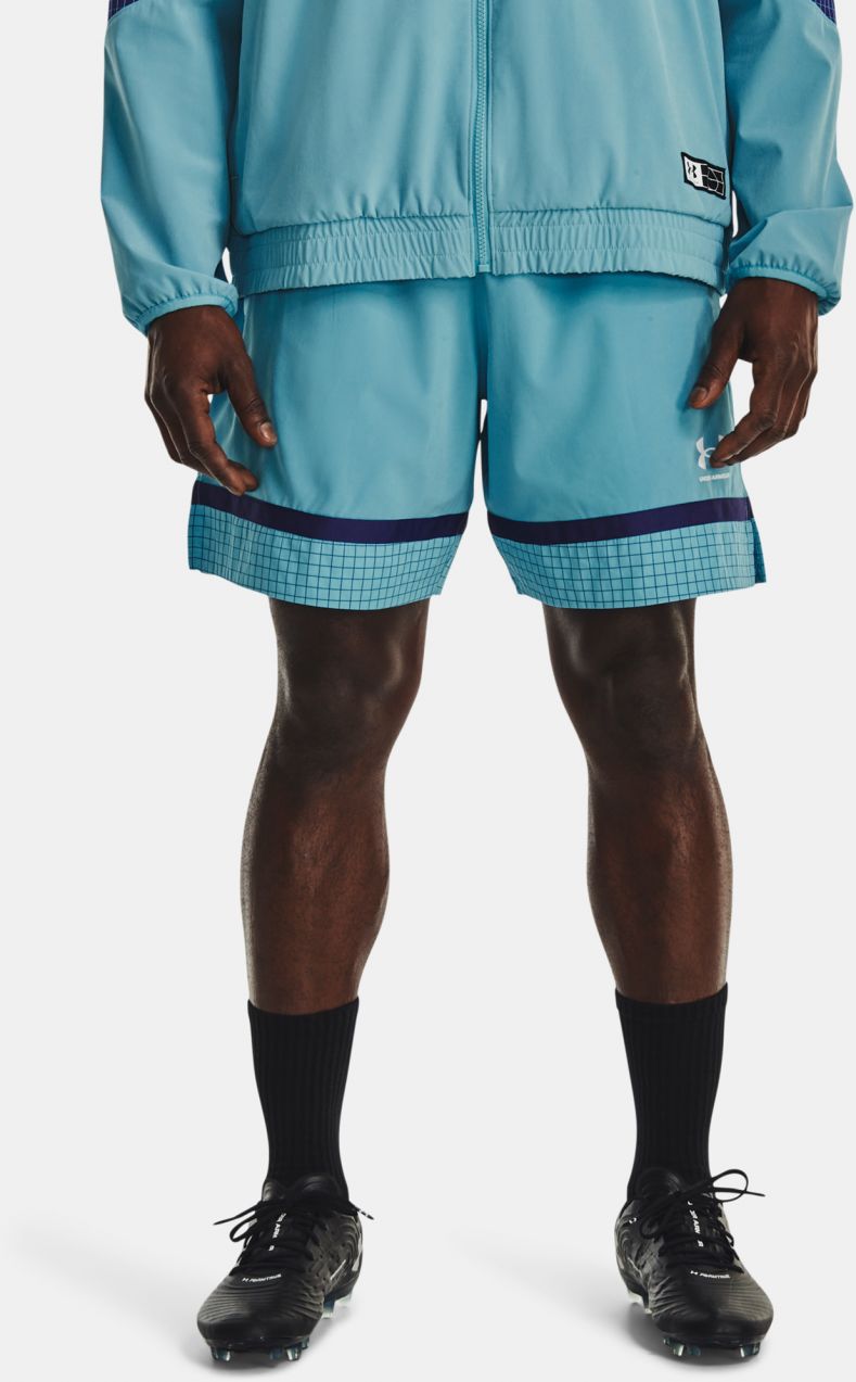 Nohavice a kraťasy pre mužov Under Armour - modrá