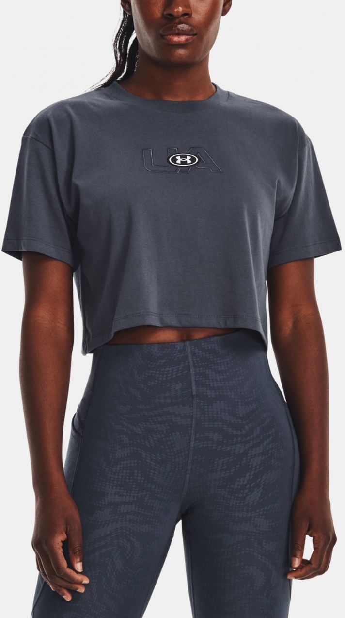 Šedé dámske športové tričko Under Armour