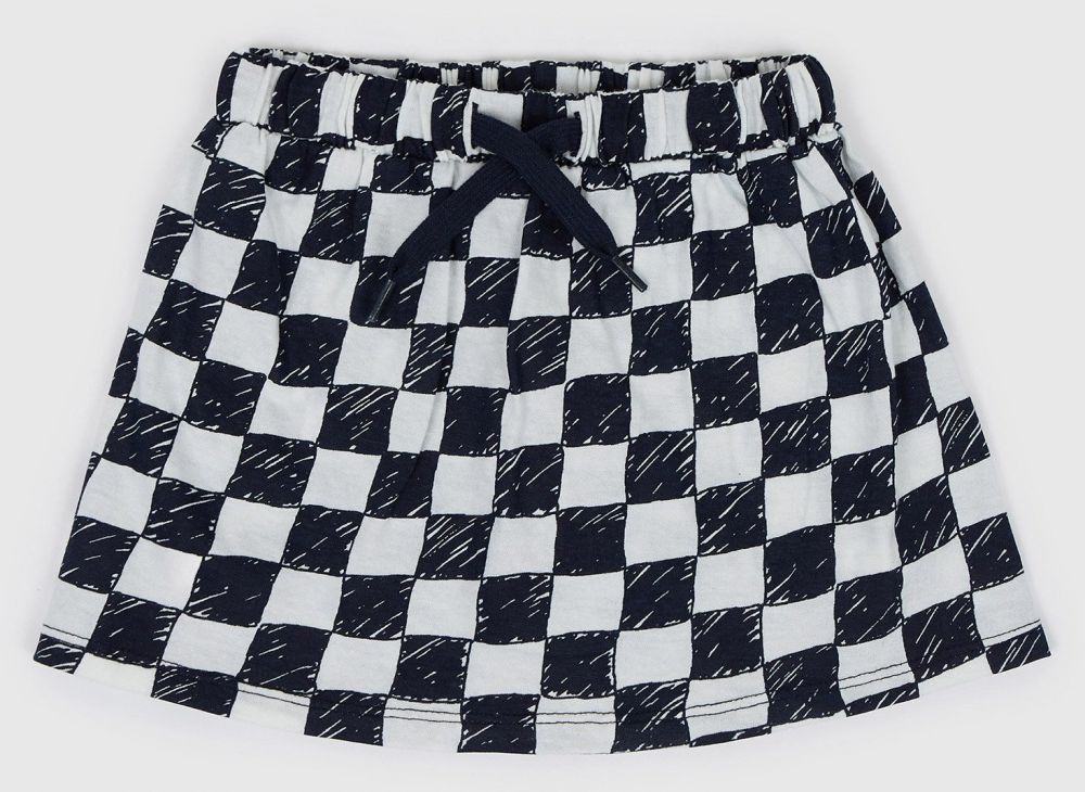 Modré dievčenské skorts - šortková sukňa organic GAP