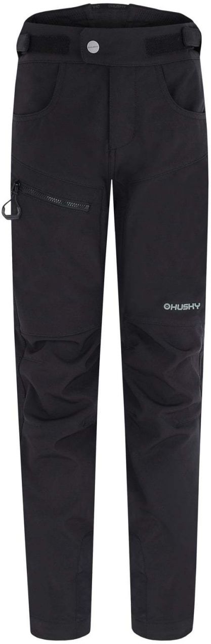 Children's softshell pants HUSKY Keson K black