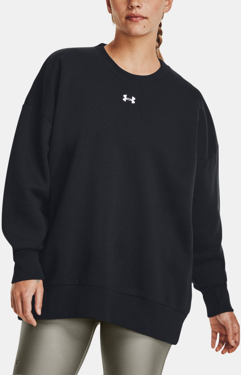Čierna mikina Under Armour UA Rival Fleece OS Crew