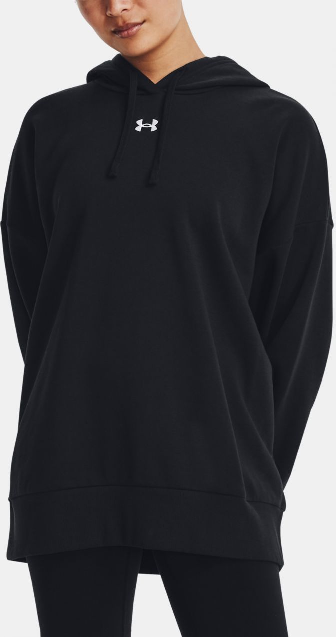 Čierna dámska mikina s kapucňou Under Armour Rival