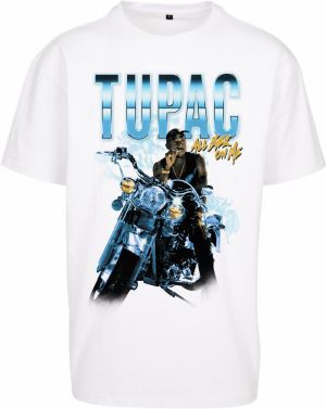 Tupac All Eyez On Me Anniversary Oversize T-Shirt White