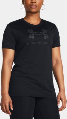 Čierne dámske športové tričko Under Armour UA Tech BL HD SS