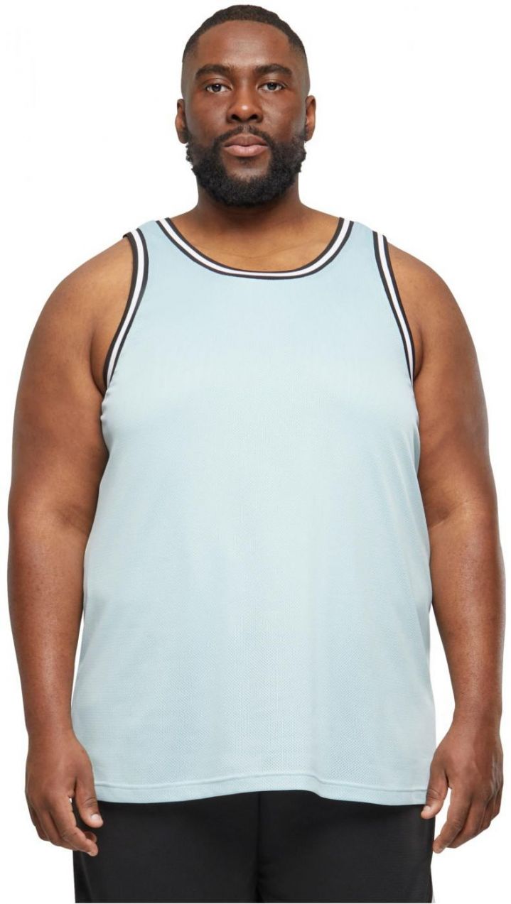 Men's Fishnet Tank Top - Blue