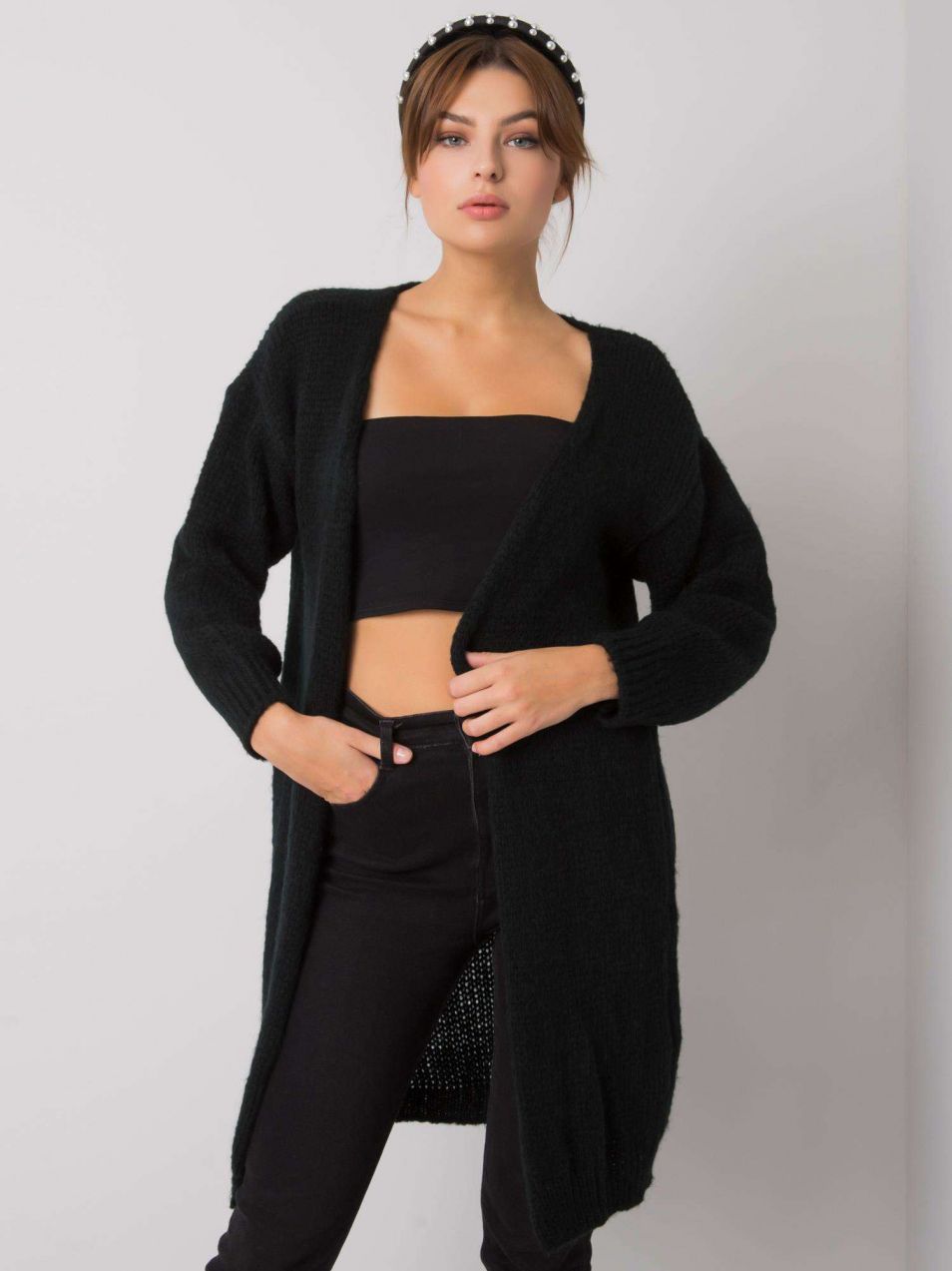 OH BELLA Black knitted sweater