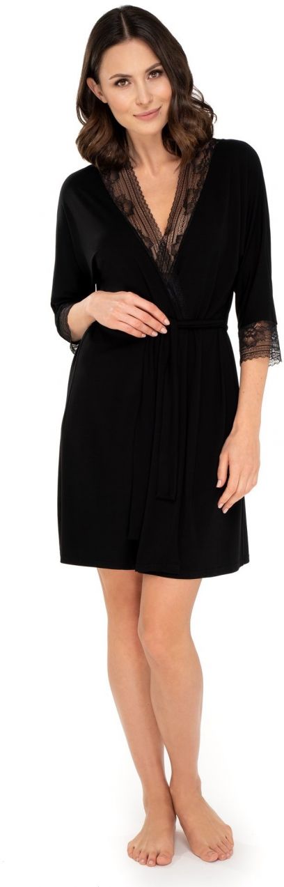 Bathrobe Allison Black Black