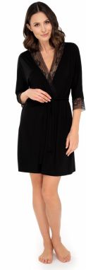 Bathrobe Allison Black Black
