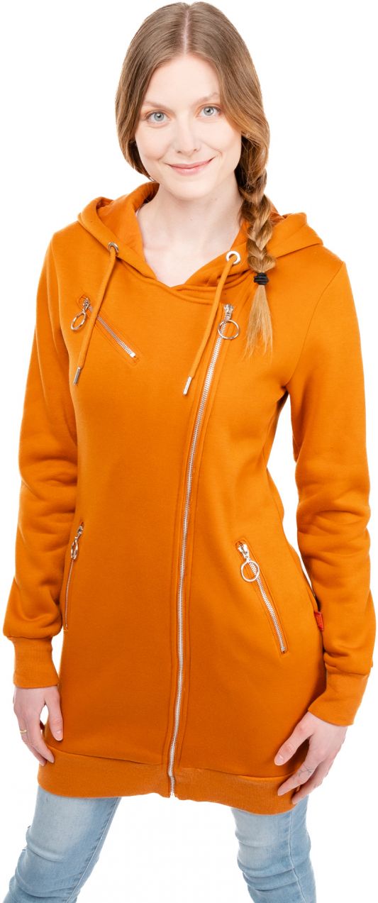 Women's Extended Sweatshirt GLANO - orange