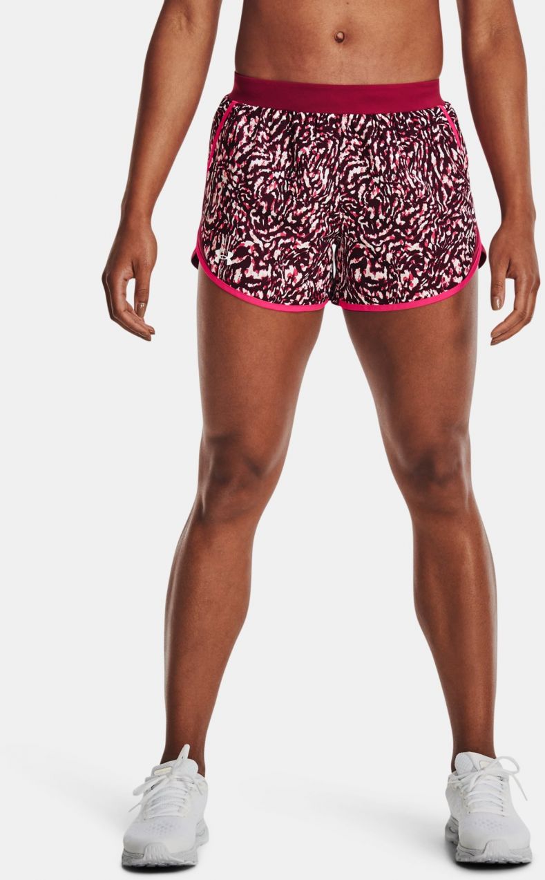 Šortky Under Armour UA Fly By 2.0 Printed Short - ružová