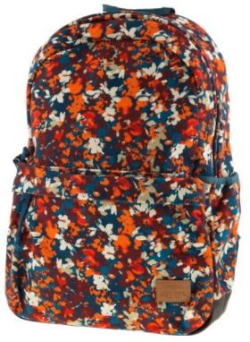 Superdry Modro-červený pánsky vzorovaný batoh Supedry Printed Montana
