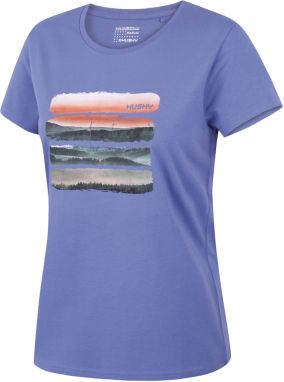 Women's cotton T-shirt HUSKY Tee Vane L light blue