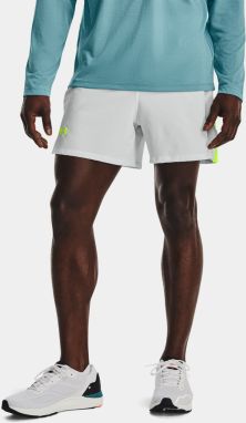Biele športové kraťasy Under Armour LAUNCH ELITE 5'' SHORT