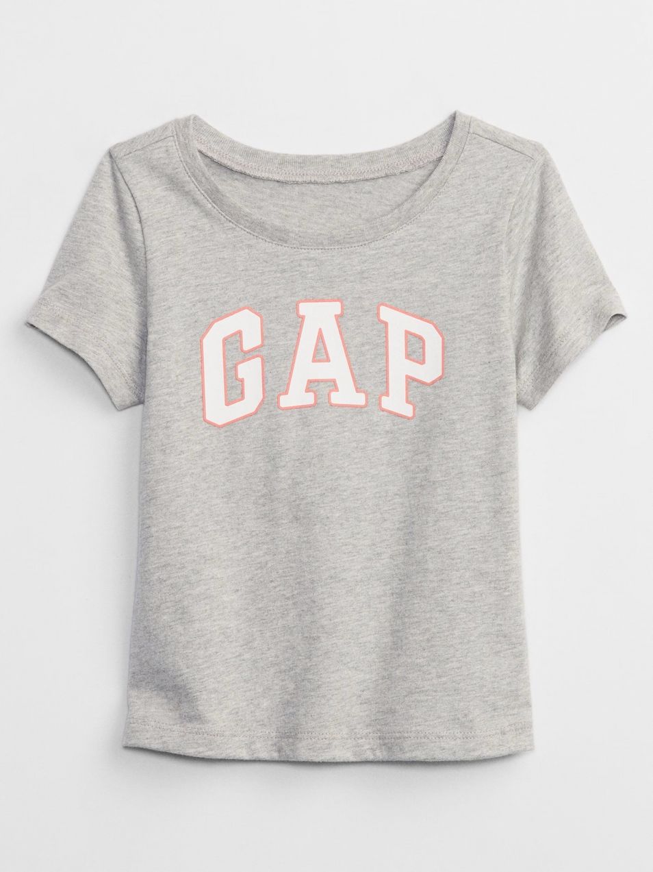Šedé dievčenské tričko s logom GAP