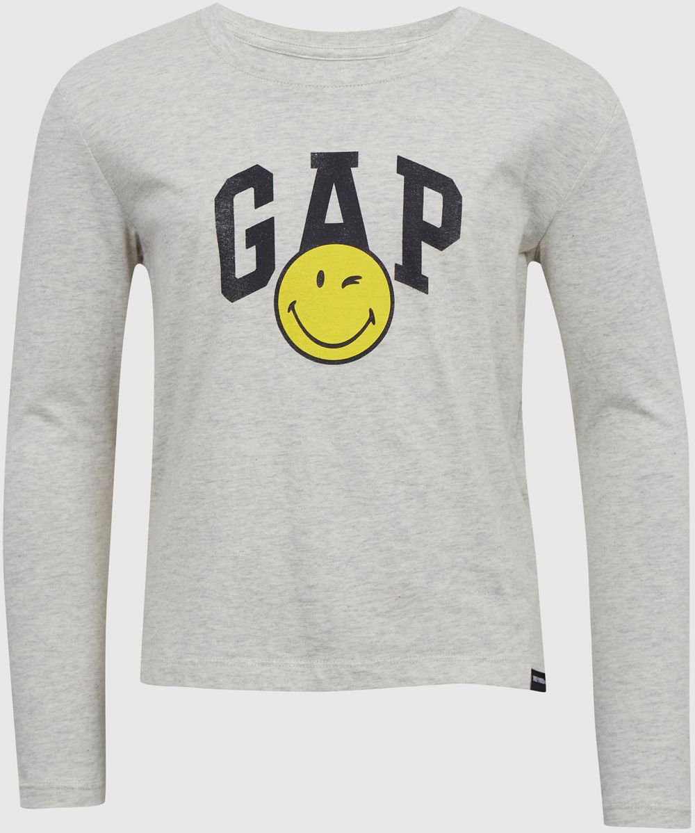 Svetlošedé dievčenské tričko GAP & Smiley®