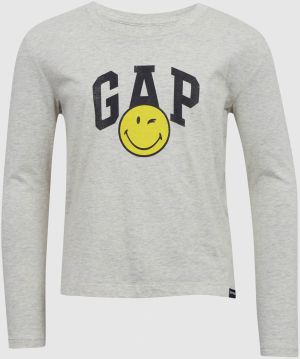 Svetlošedé dievčenské tričko GAP & Smiley®