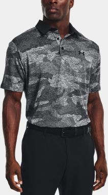 Čierno-šedá pánska army polokošeľa Under Armour UA Playoff Camo Jacq Polo